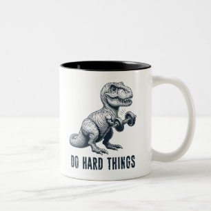 Tasse 2 Couleurs T-Rex Faire Des Choses Dures