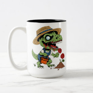 Tasse 2 Couleurs T-Rex Gardener Zombie