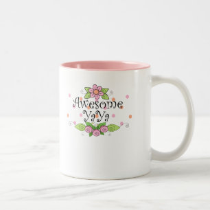 Tasse 2 Couleurs T-shirt Awesome YaYa