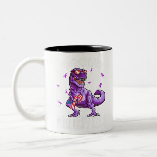 Tasse 2 Couleurs T-Shirt Dinosaure Enfant Militaire Fier Pourpre