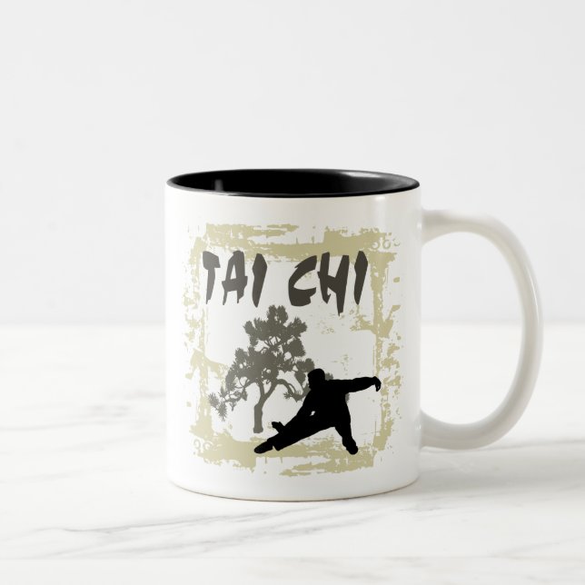 Tasse 2 Couleurs T-shirts de CHI de TAI (Droit)