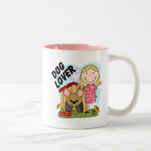 Tasse 2 Couleurs T-shirts et cadeaux Amoureux de les chiens Blond G