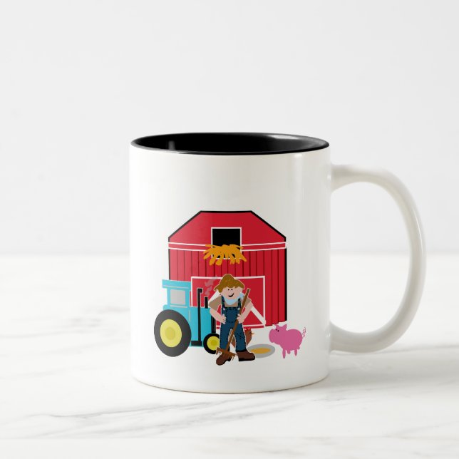 Tasse 2 Couleurs T-shirts et cadeaux de basse cour (Droit)