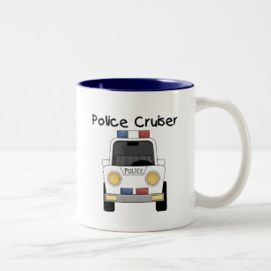 Tasse 2 Couleurs T-shirts et cadeaux de croiseur de police