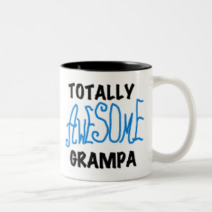 Tasse 2 Couleurs T-shirts et cadeaux de Grampa bleu absolument géni