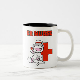 Tasse 2 Couleurs T-shirts et cadeaux de l'infirmière de singe de ch