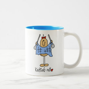 Tasse 2 Couleurs T-shirts et cadeaux d'écrou de tricot
