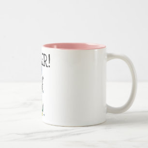 Tasse 2 Couleurs T-shirts et cadeaux d'été Flamant rose rose