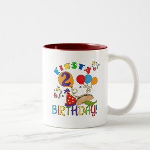 Tasse 2 Couleurs T-shirts et cadeaux Fiesta 2e anniversaire