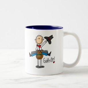 Tasse 2 Couleurs T-shirts et cadeaux Giddy Up Cowboy