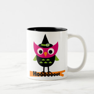 Tasse 2 Couleurs T-shirts et cadeaux Halloween Owl