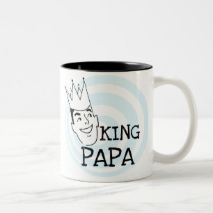 Tasse 2 Couleurs T-shirts et cadeaux King Papa