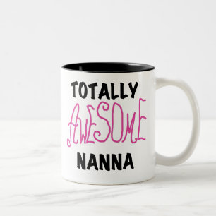 Tasse 2 Couleurs T-shirts et cadeaux Nanna roses absolument géniaux