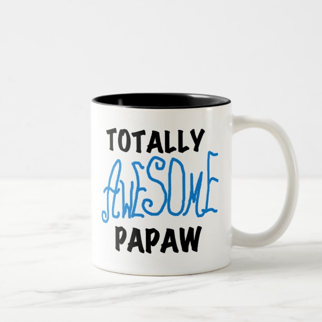 Tasse 2 Couleurs T-shirts et cadeaux Papaw absolument géniaux (Droit)