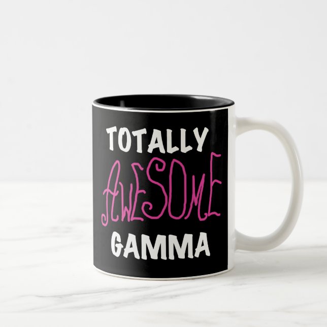 Tasse 2 Couleurs T-shirts et cadeaux roses gamma totalement (Droit)