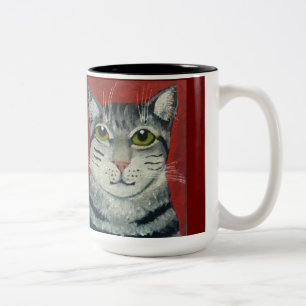Tasse 2 Couleurs Tabby Cat