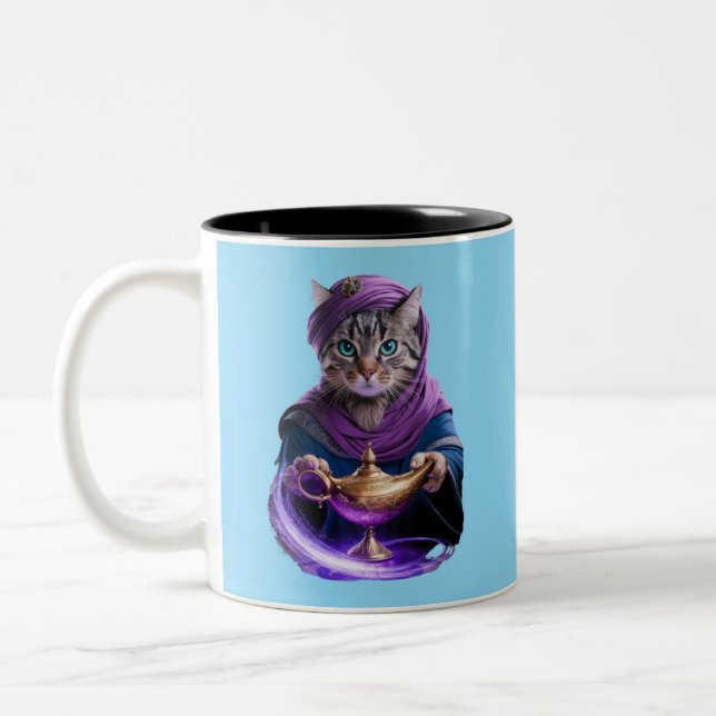 Tasse 2 Couleurs Tabby Genie (Gauche)