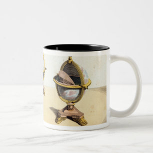 Tasse 2 Couleurs Tableau d'écriture de globe de Cabinett de Pitt