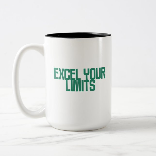 Tasse 2 Couleurs Tableur Excel Pro de conception de données Dépasse (Gauche)