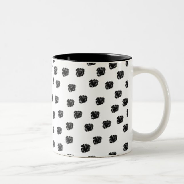 Tasse 2 Couleurs Taches dalmatiennes (Droit)