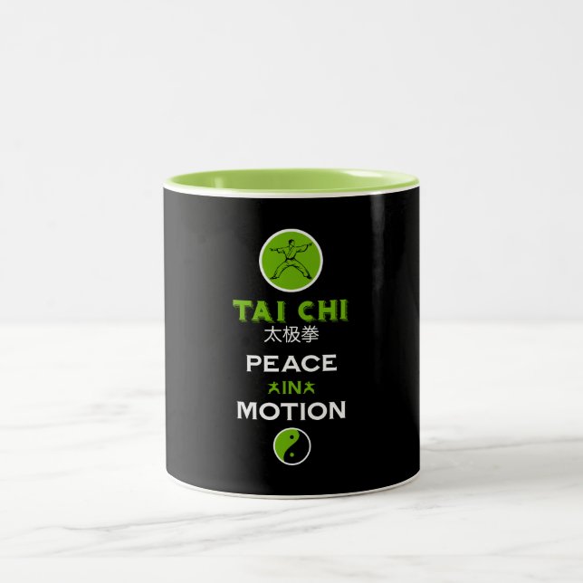 Tasse 2 Couleurs Tai Chi Practitioner Gift (Centre)