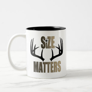 Tasse 2 Couleurs Taille, ça compte, la chasse amusante