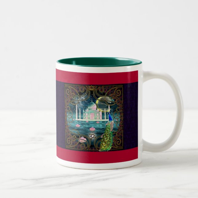 Tasse 2 Couleurs Taj Mahal - Style bohémien oriental (Droit)