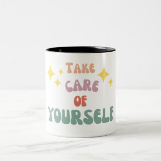 Tasse 2 Couleurs Take care of yourself