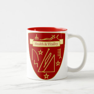 Tasse 2 Couleurs Talisman Personnalisé Vitalité & Bien-être