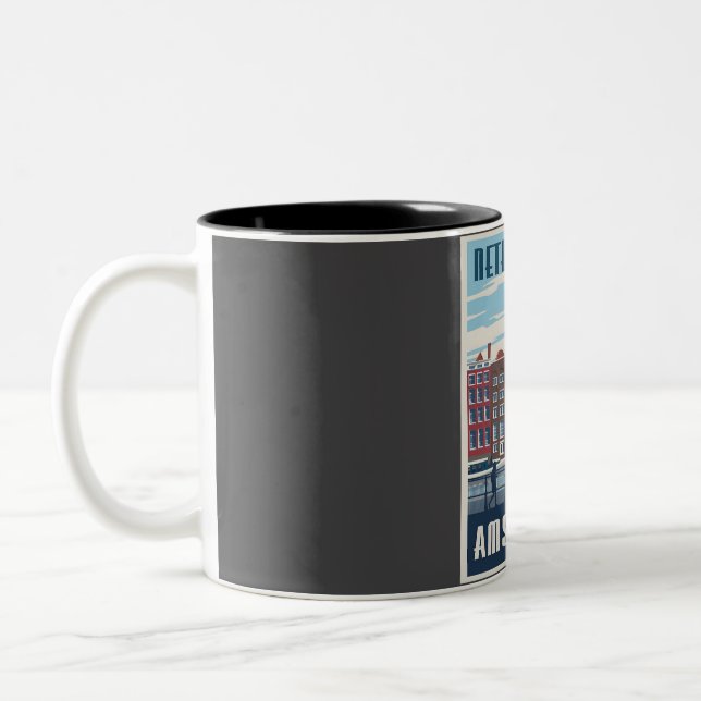Tasse 2 Couleurs Talking Heads Retro Gig (Gauche)