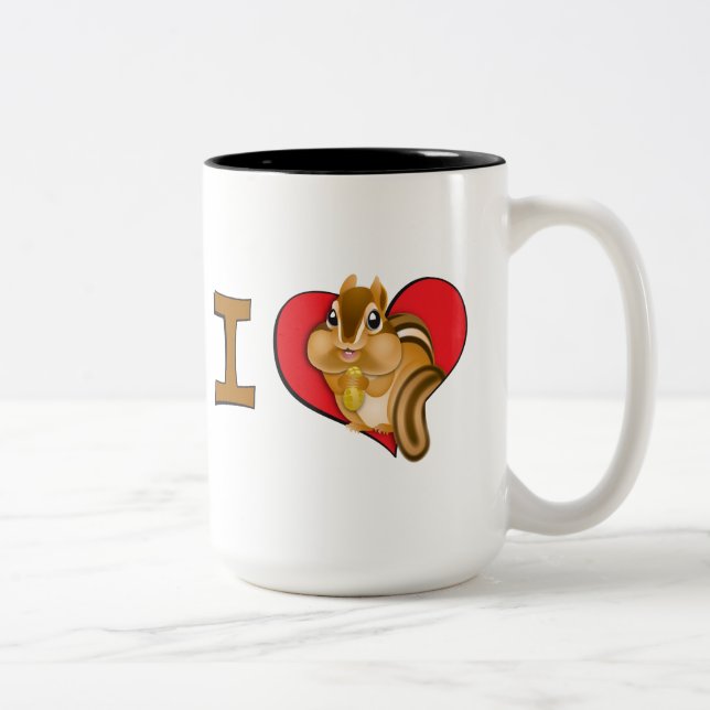 Tasse 2 Couleurs Tamia du coeur I (Droit)