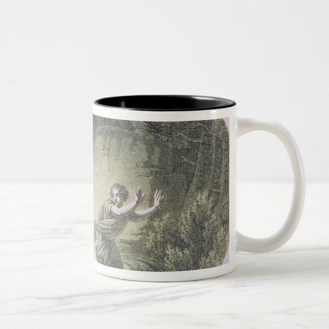 Tasse 2 Couleurs Tamino a poursuivi par un serpent géant (Droit)