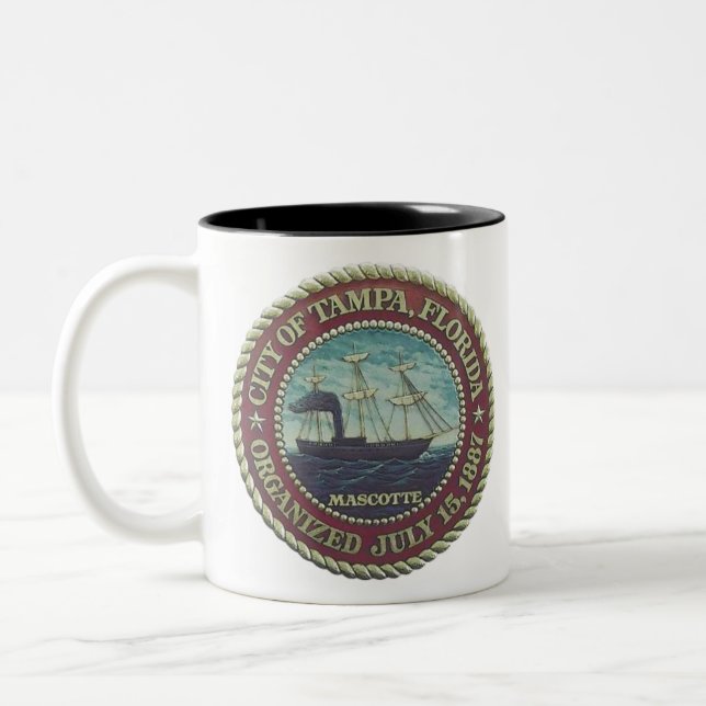 Tasse 2 Couleurs Tampa Floride (Gauche)