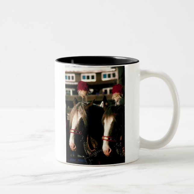 Tasse 2 Couleurs Tandem du Cheval (Droit)