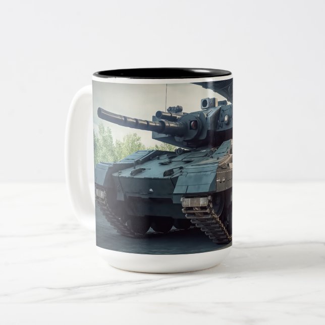 Tasse 2 Couleurs Tank d'une réalité alternative (Devant gauche)