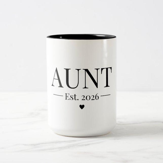 Tasse 2 Couleurs Tante établie 2026 (Centre)