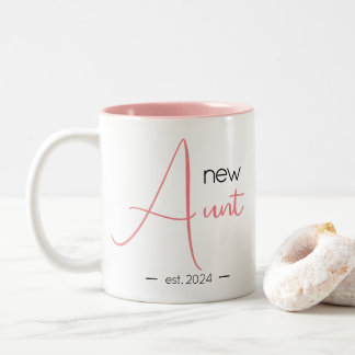 Tasse 2 Couleurs Tante Moderne Féminine Personnalisée Nouvelle