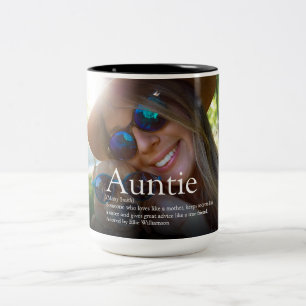 Tasse 2 Couleurs Tante préférée Définition de la tante Photo