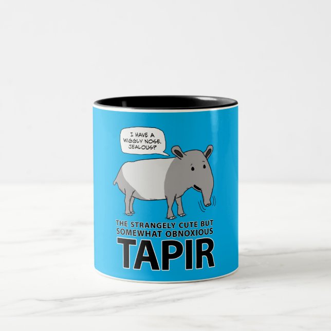 Tasse 2 Couleurs Tapir drôle et mignon mais désagréable (Centre)