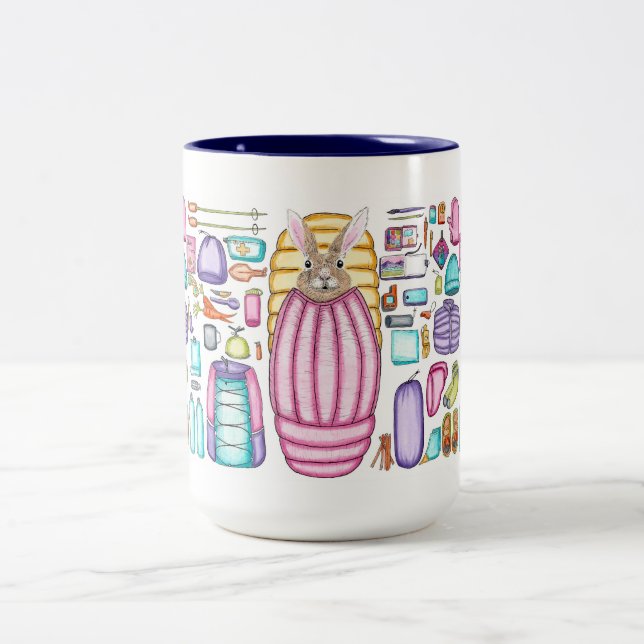 Tasse 2 Couleurs Tapis de routards à tartiner (Centre)