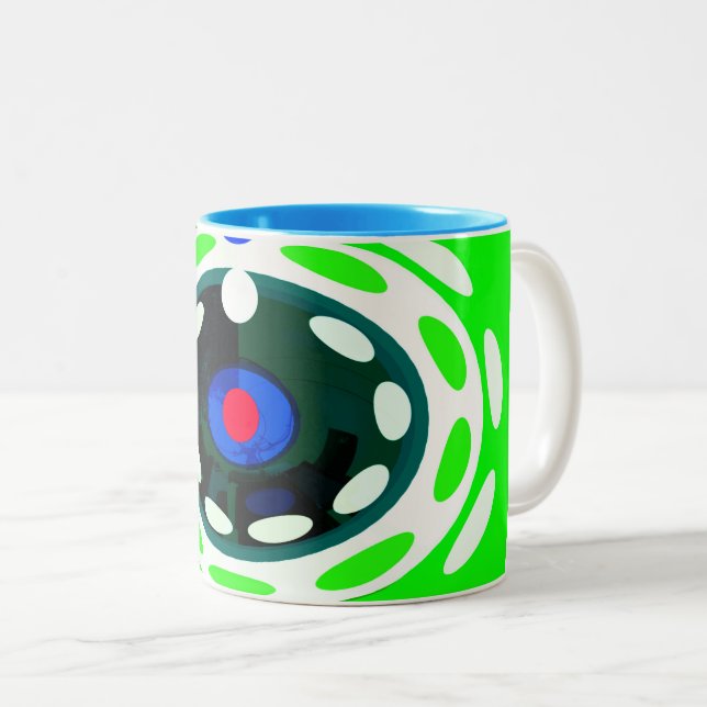 Tasse 2 Couleurs Target art (Devant droit)