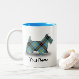Tasse 2 Couleurs Tartan Clan Écossais Bell Scottish Terrier