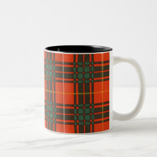 Tasse 2 Couleurs Tartan d'écossais de plaid de clan de Bruce