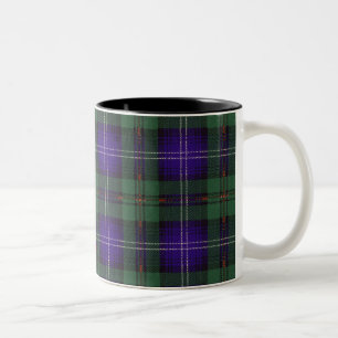 Tasse 2 Couleurs Tartan d'écossais de plaid de clan d'Urquhart