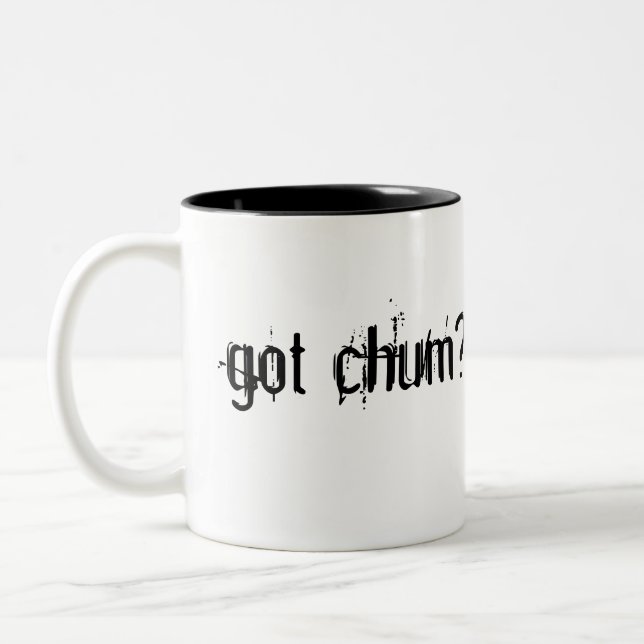 Tasse 2 Couleurs T'as du chum ? muqueuse de requin (Gauche)
