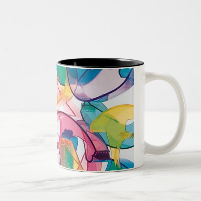 Tasse 2 Couleurs Tasse de couleurs (Droit)