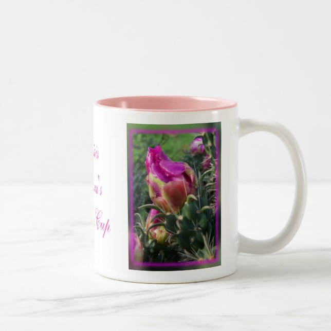 Tasse 2 Couleurs Tasse-personnaliser de cactus (Droit)