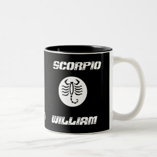 Tasse 2 Couleurs Tasse-Personnaliser de fête des pères de Scorpion