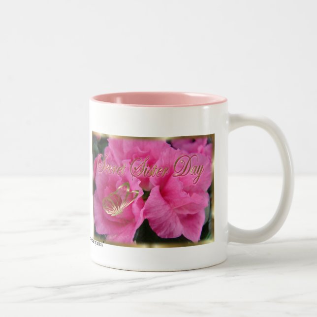 Tasse 2 Couleurs Tasse-personnaliser secrète de soeur (Droit)