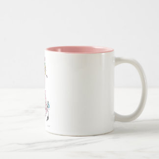 Tasse 2 Couleurs Tasses, girafe rose